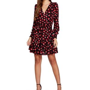 Michael Kors petal crepe ruffle dress